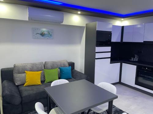 Kuchyň nebo kuchyňský kout v ubytování Hotel Pálma