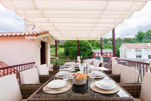 Ban công/sân hiên tại Ático tipo loft en San Sadurniño.