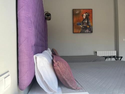 Postel nebo postele na pokoji v ubytování Hotel Ginebra