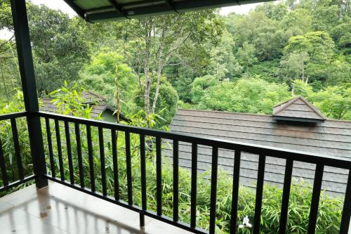 a view from the balcony of a house at Swiss Holidays in Pinangode