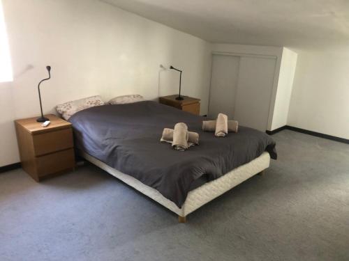 Кровать или кровати в номере Maison - La Bourdine