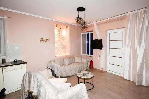 Ruang duduk di Peaceful Getaways in Samos