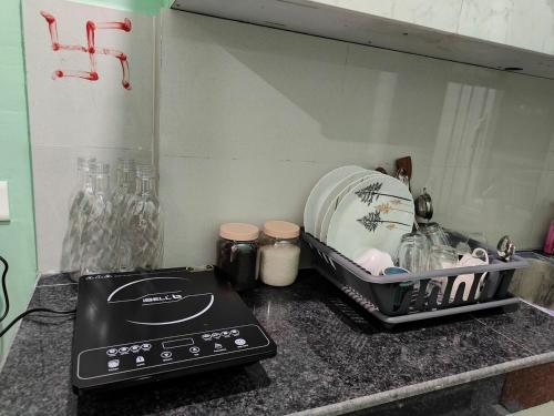 Kuchyň nebo kuchyňský kout v ubytování Virasat - The Heritage Inn