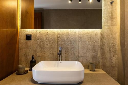 Ένα μπάνιο στο Villa Aspa