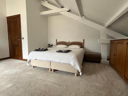 Postel nebo postele na pokoji v ubytování Aquavilla Bed & Breakfast