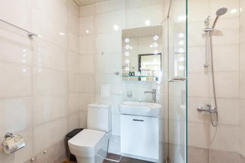 Bilik mandi di Apart-hotel on Koghbatsi 16