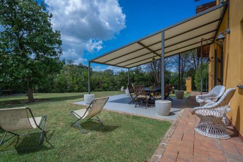 Zahrada ubytování Casale La Canigiana, House, Pool, San Miniato