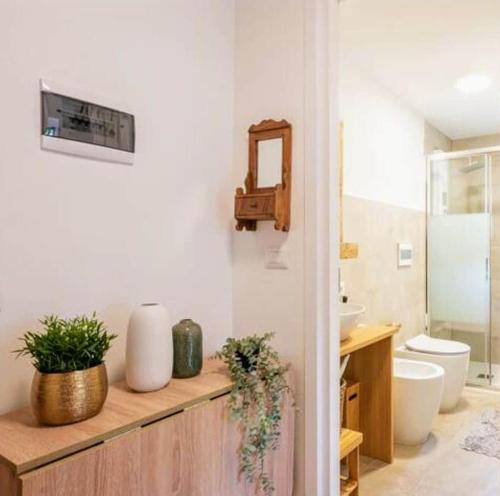 Bilik mandi di Bormio Suite - with WIFI & Netflix