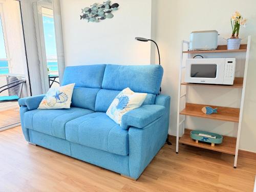 Dapur atau dapur kecil di Face a la Mer - vue epique, climatisation, wifi, draps inclus