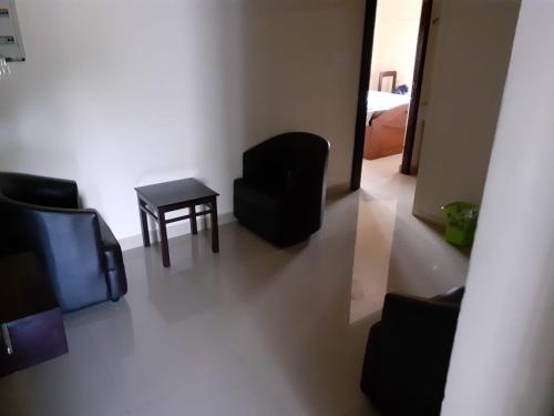 Χώρος καθιστικού στο Johny's Beach House Kovalam