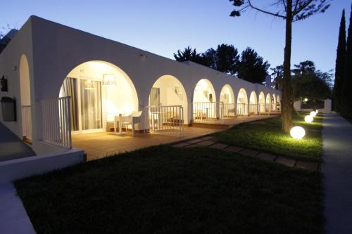 Patio nebo venkovní prostory v ubytování BG Portinatx Beach Club Hotel