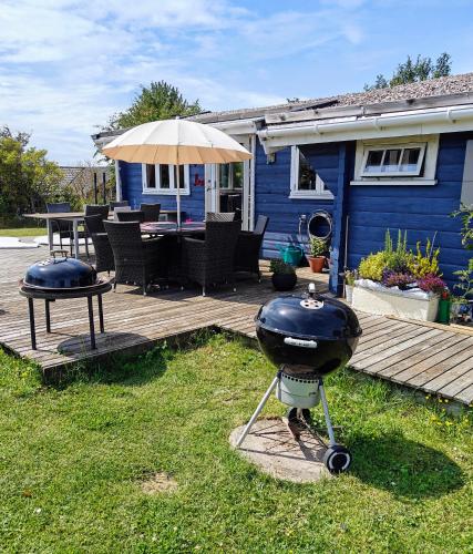 Charmerende Norsk Bjælkehytte med fibernet