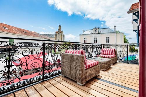 Μπαλκόνι ή βεράντα στο Hotel du Balcon