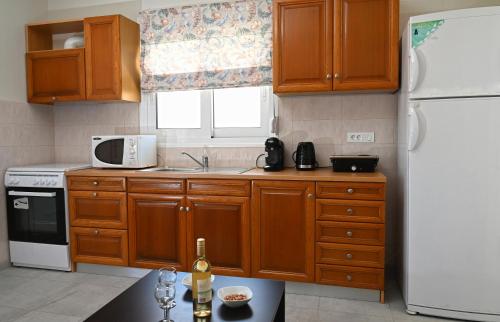 Dapur atau dapur kecil di Eleni's apartment
