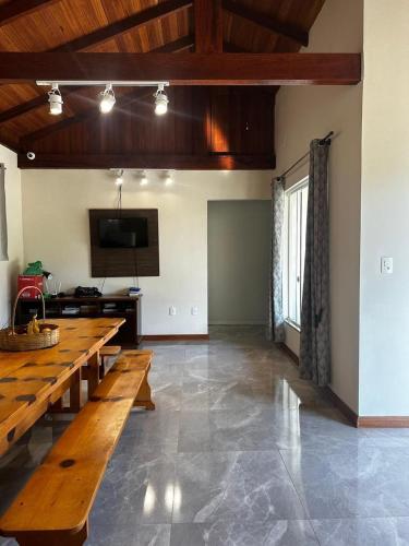 Dapur atau dapur kecil di Chalé Pomertál
