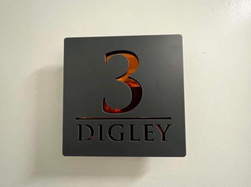 a sign with the number three displayed on a wall at Elephant & Castle in Huddersfield