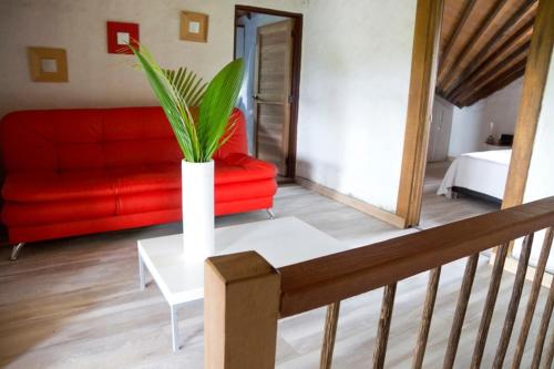 Χώρος καθιστικού στο Beautiful and comfortable estate for 10 people from 450,000