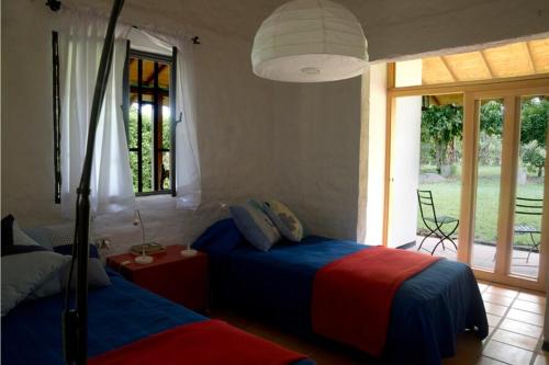 Ένα ή περισσότερα κρεβάτια σε δωμάτιο στο Beautiful and comfortable estate for 10 people from 450,000