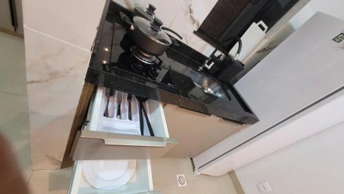 Dapur atau dapur kecil di Residencial Hanna