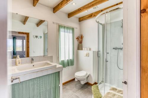 Bilik mandi di Apartamento en Bellcaire