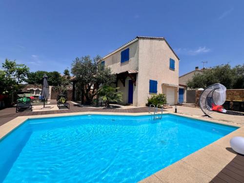 VILLA PARADIS piscine privee sans vis à vis et plage