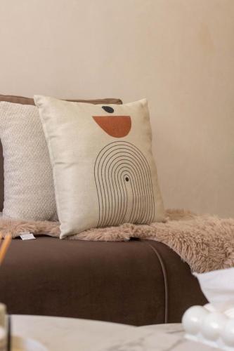 Ένα ή περισσότερα κρεβάτια σε δωμάτιο στο Cosy appartement lumineux