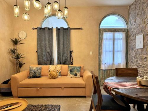 Posezení v ubytování El Anhelo en ValQuirico