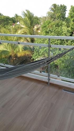 Balcone o terrazza di Apartamento Amueblado Caribe, Santo Domingo a 10 minutos del Aeropuerto Internacional de las Americas