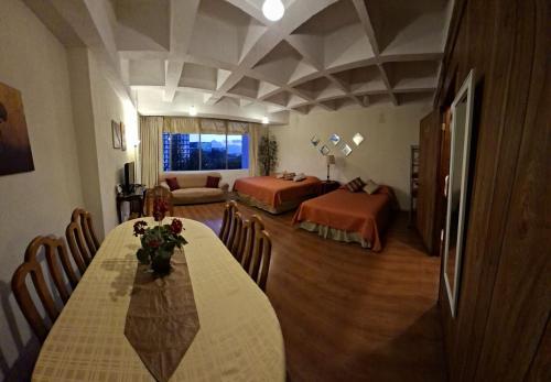 Χώρος καθιστικού στο Apartamento Prado