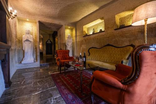 Posezení v ubytování Signature Cave Cappadocia, Trademark Collection by Wyndham