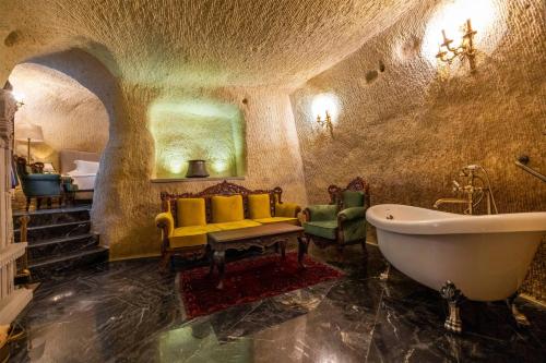 Posezení v ubytování Signature Cave Cappadocia, Trademark Collection by Wyndham