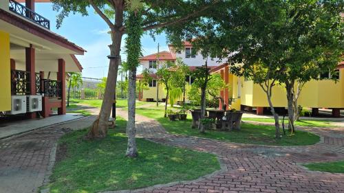 Zahrada ubytování Chalet Kurung Tengar