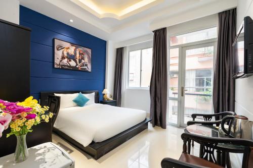 Katil atau katil-katil dalam bilik di Nicecy Daily - Bui Vien Walking Street