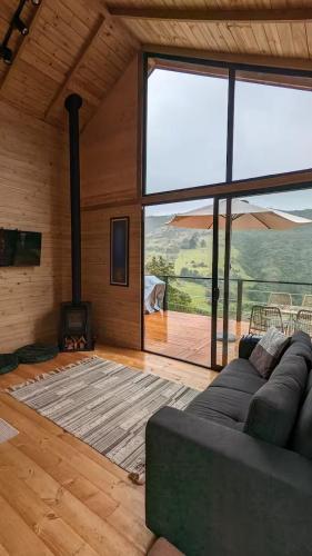 Tiny House de Madera con Vista Panoramica