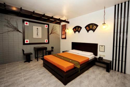Katil atau katil-katil dalam bilik di Hollywood Drive-In Hotel