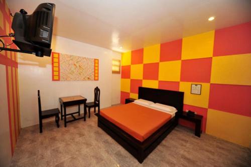 Katil atau katil-katil dalam bilik di Hollywood Drive-In Hotel