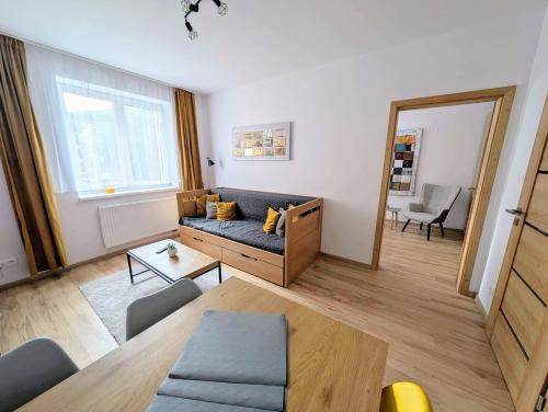 Istumisnurk majutusasutuses Apartmán 4 - u PAC-MANa - Rezidence K Lanovce