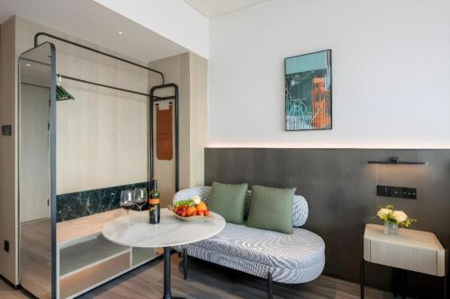 Posezení v ubytování Seaview Gleetour Hotel Shenzhen Eastwing building