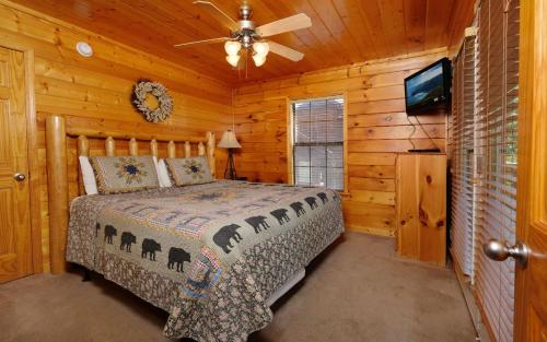 Postel nebo postele na pokoji v ubytování Boo Boos Den