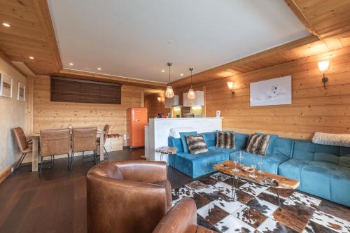 Un lugar para sentarse en Alpe d'Huez Houses - 2 chambres à la Menandiere vue magnifique