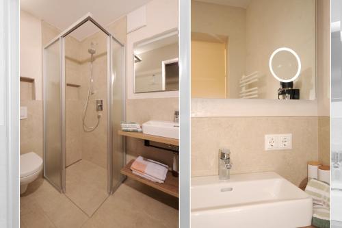 Koupelna v ubytování Appartement Zottl
