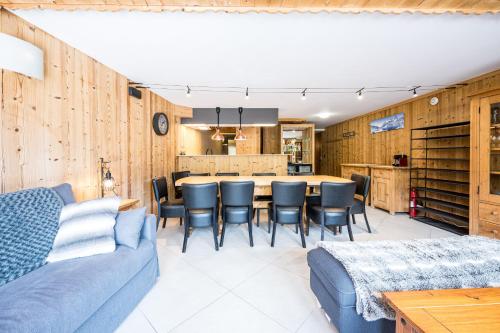 Dapur atau dapur kecil di Chalet Delphine