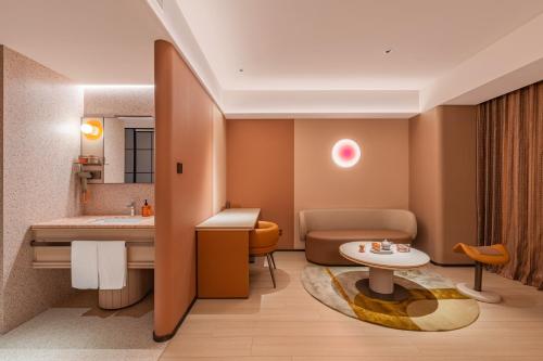 Koupelna v ubytování Orange Hotel Beijing Daxing International Airport Terminal