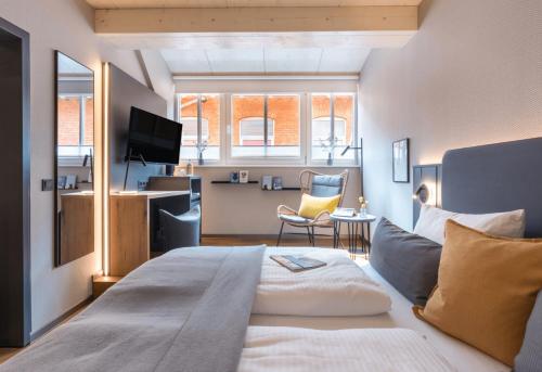 Arthotel Bakkerにあるベッド