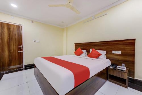 Katil atau katil-katil dalam bilik di Collection O Srinivasa Residency