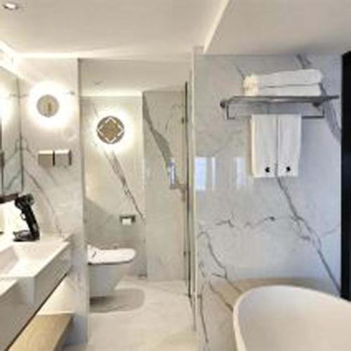 Koupelna v ubytování Yashan Tianlai S Hotel (Taikoo Li Chengdu Branch)