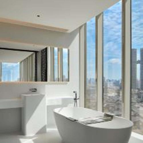 Koupelna v ubytování Yashan Tianlai S Hotel (Taikoo Li Chengdu Branch)