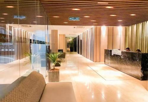 Zona de estar de Chic & Cozy homestay at Galacity Kuching