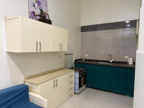 Kuchyň nebo kuchyňský kout v ubytování Soliman Nile View