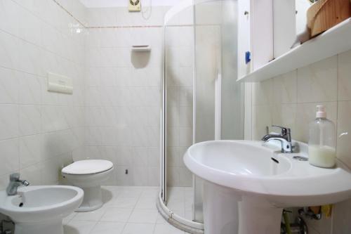 Koupelna v ubytování Cà Laguna